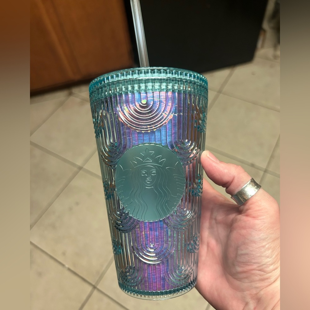 Starbucks Iridescent Mermaid Scale Tumbler, 16 oz